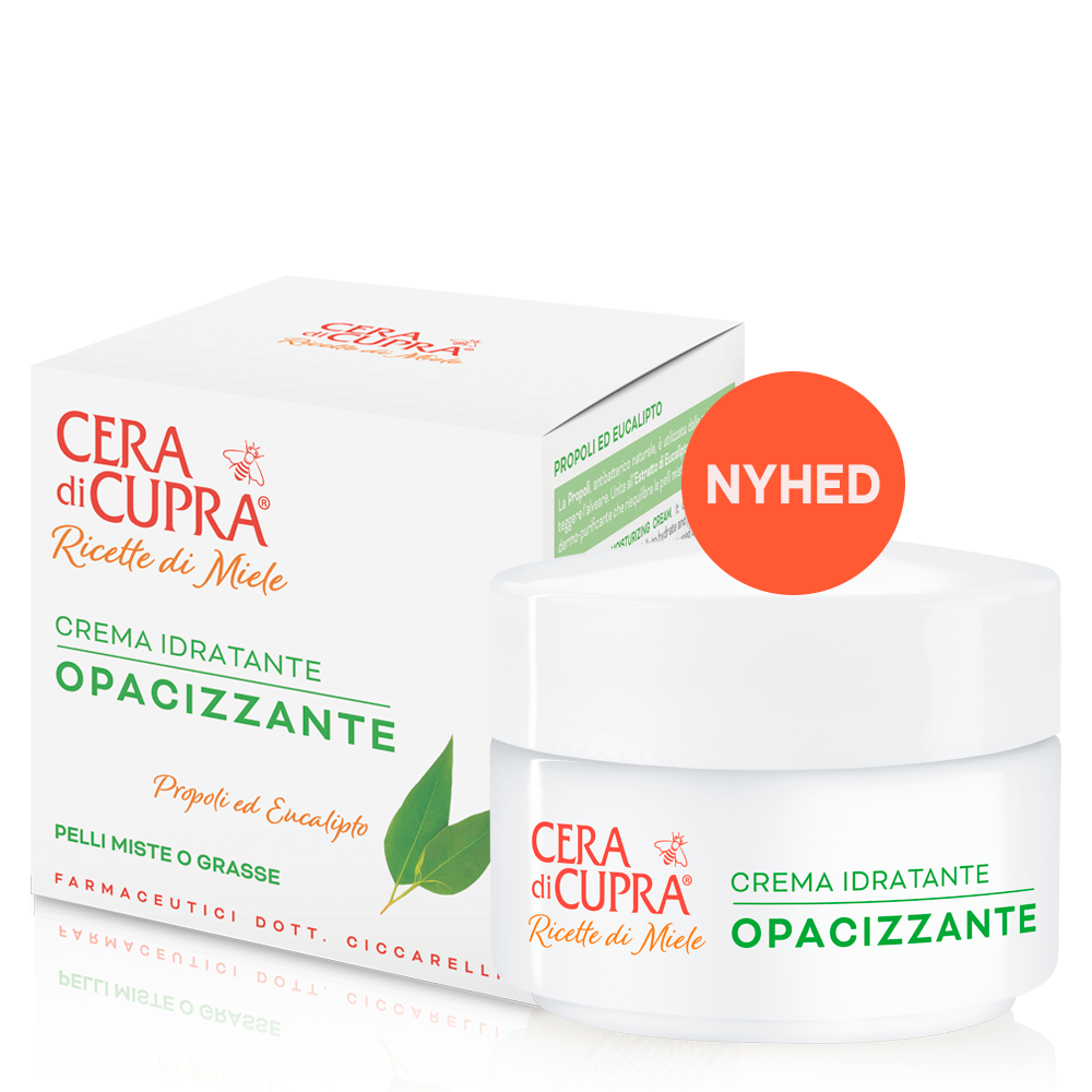 CERA di CUPRA, Fugtighedcreme med propolis og eucalyptus, til fedtet hud, krukke, 50 ml