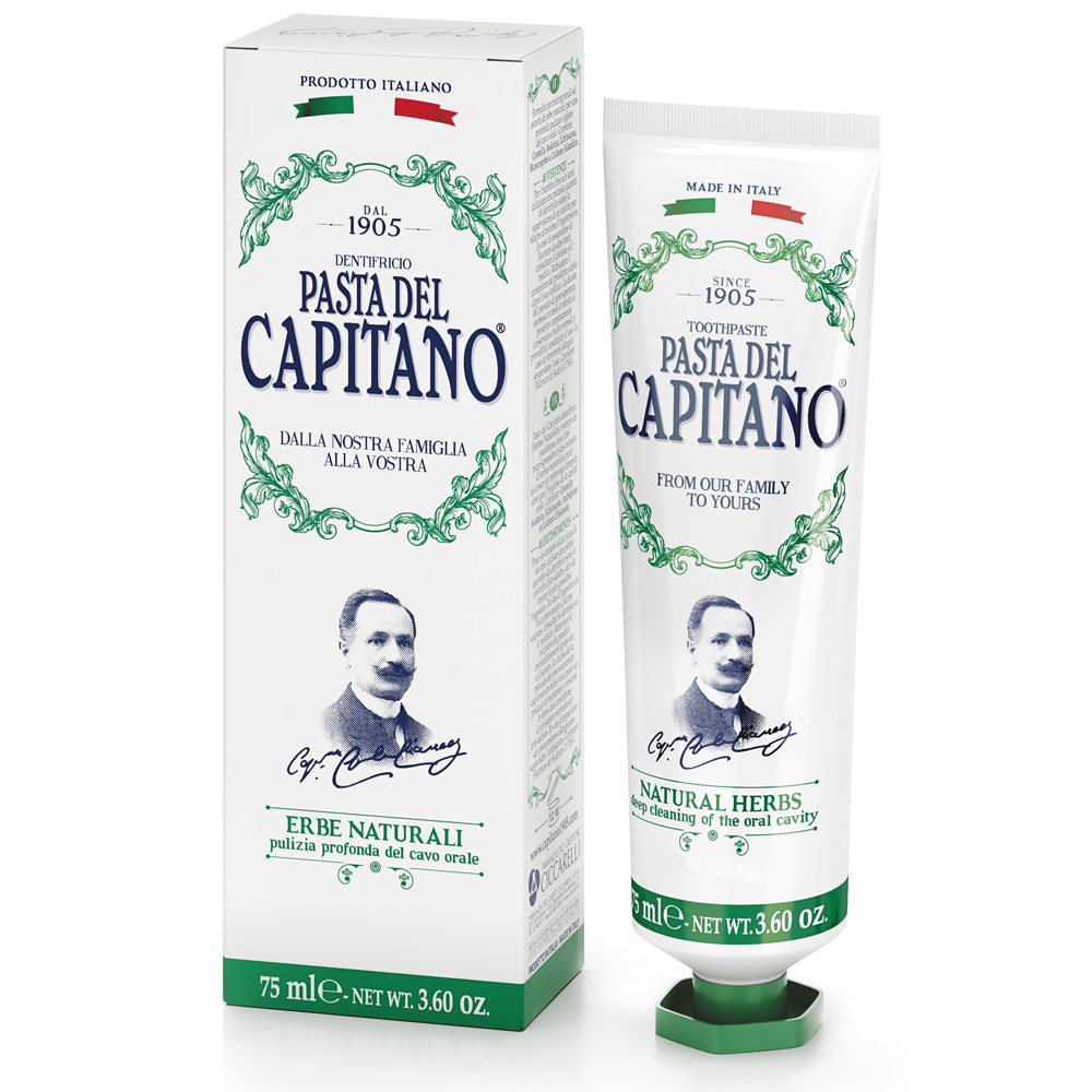 Pasta del Capitano, tandpaasta med urter