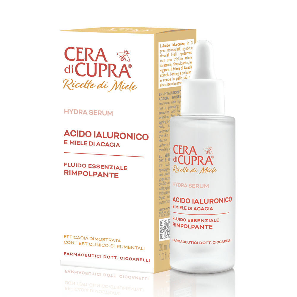 CERA di CUPRA Serum med koncentreret hyaluronsyre og akacie honning, 30 ml
