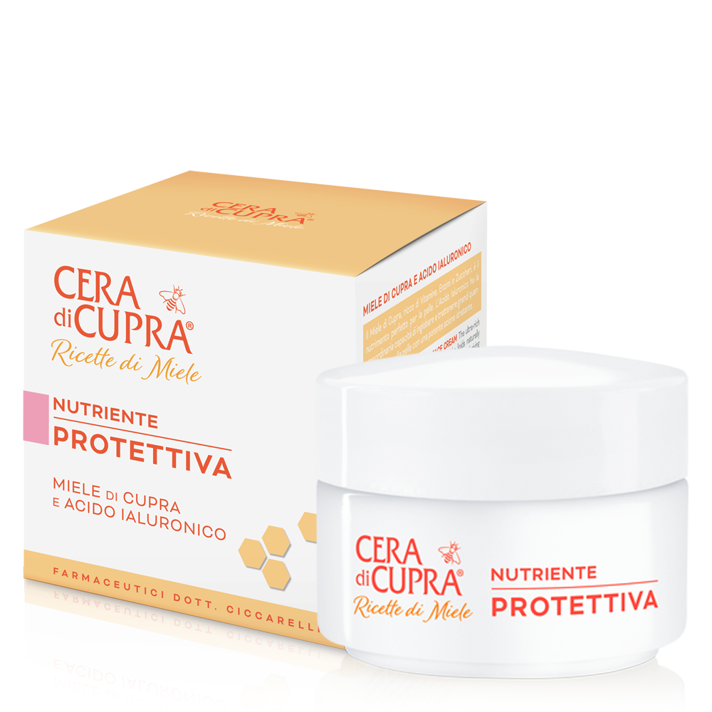 CERA di CUPRA, nærende og beskyttende creme med Cupra honning og hyaluronsyre, krukke, 50 ml